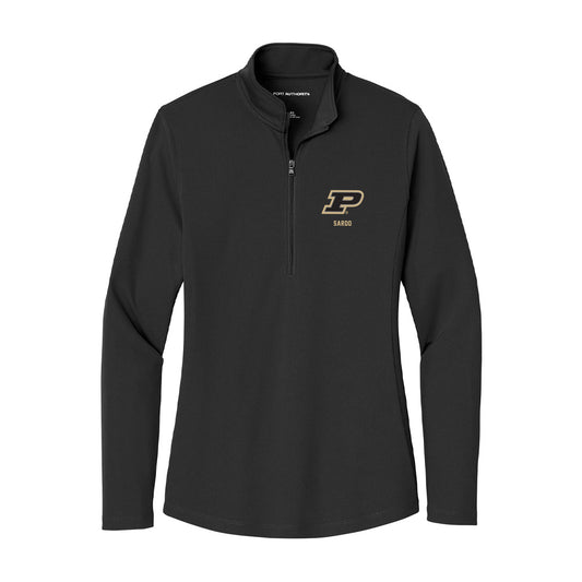 Purdue - NCAA Softball : Roxanne Sardo - Women's Lightweight Quarter Zip Jacket-0