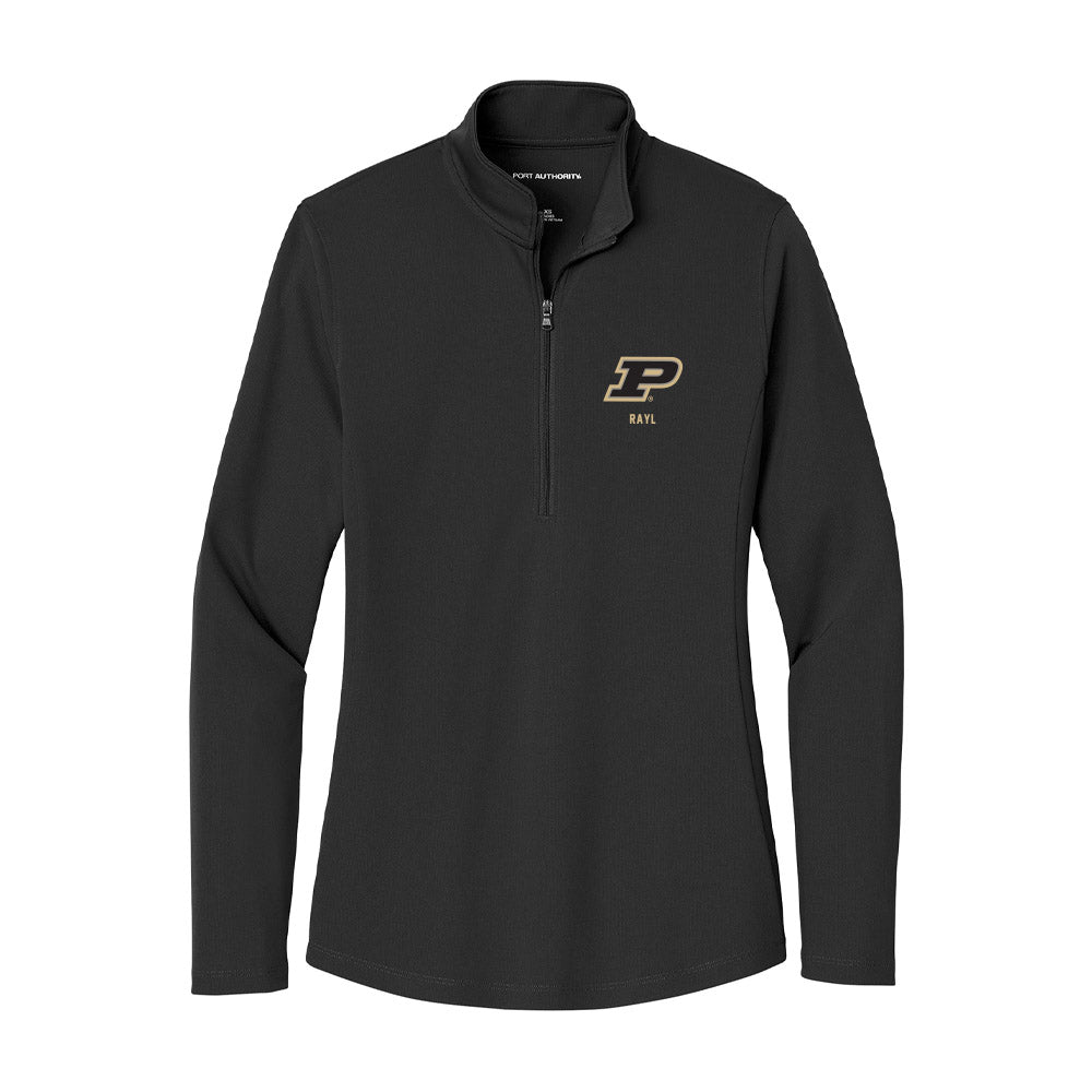 Purdue - NCAA Men's Basketball : Jace Rayl - Women's Lightweight Quarter Zip Jacket-0
