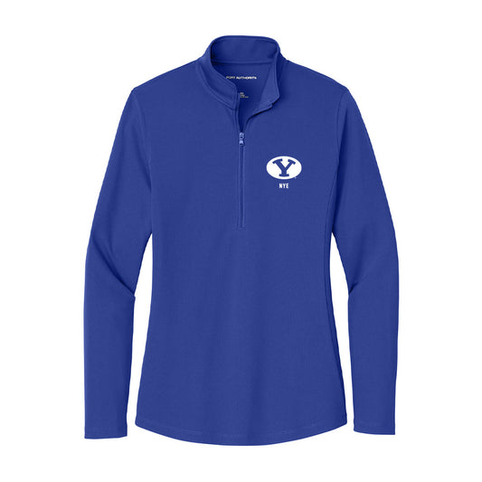 BYU - NCAA Football : Jacob Nye - Women's Lightweight Quarter Zip Jacket-0
