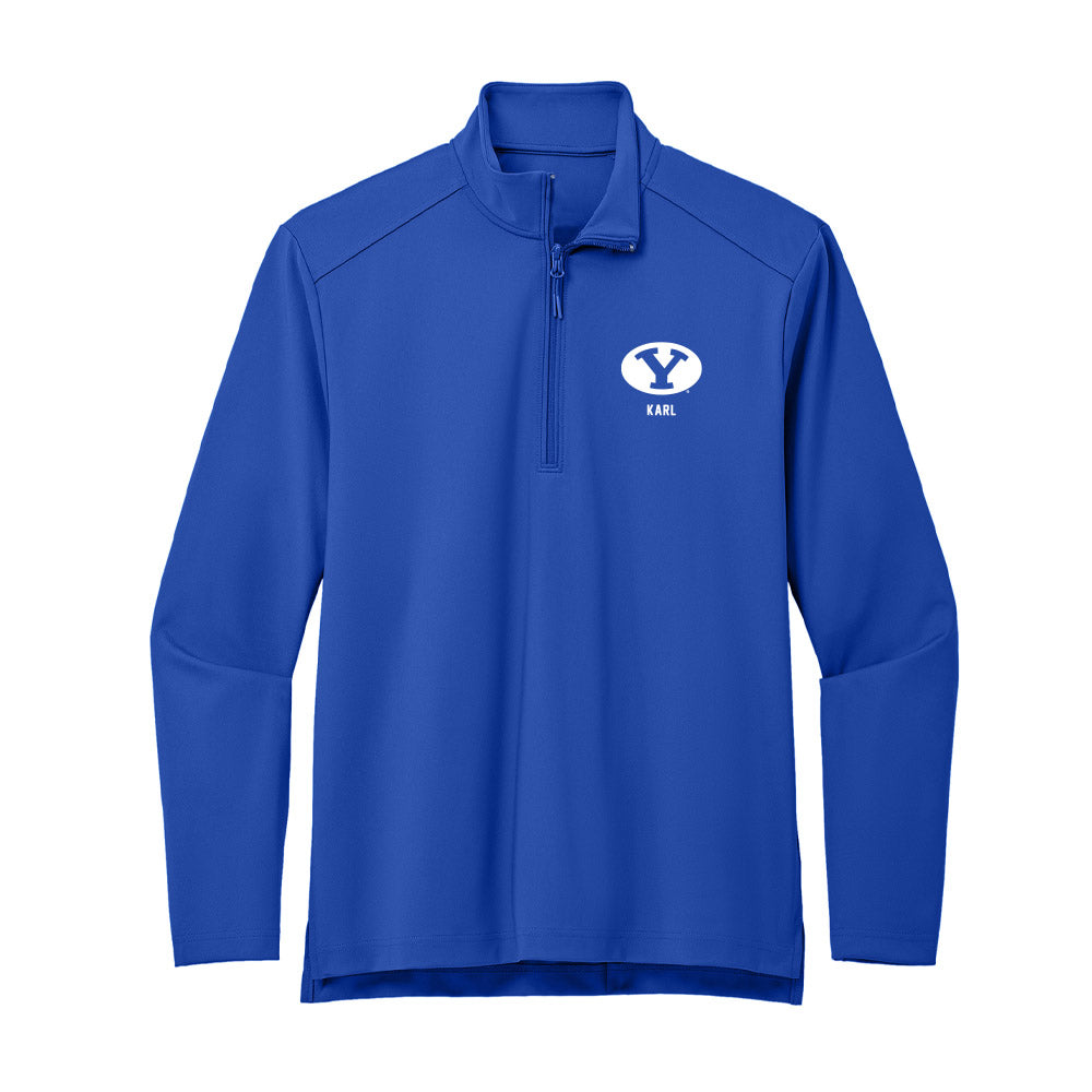 BYU - NCAA Women's Soccer : Ellie Karl - Premium Quarter Zip Jacket-0