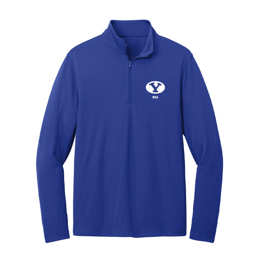 BYU - NCAA Football : Sione Moa - Lightweight Quarter Zip Jacket-0