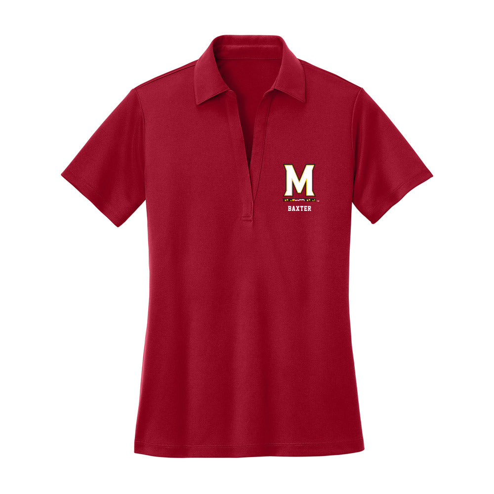Maryland - Men's Basketball Alumni : Lonny Baxter - Women's Activewear Polo Shirt-0