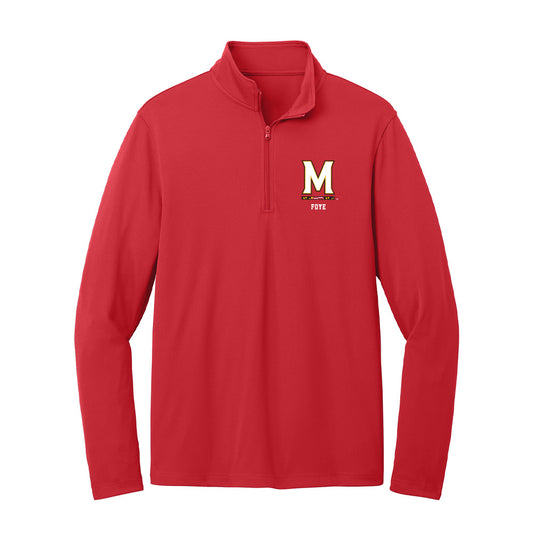 Maryland - NCAA Football : Solomon Foye - Lightweight Quarter Zip Jacket-0