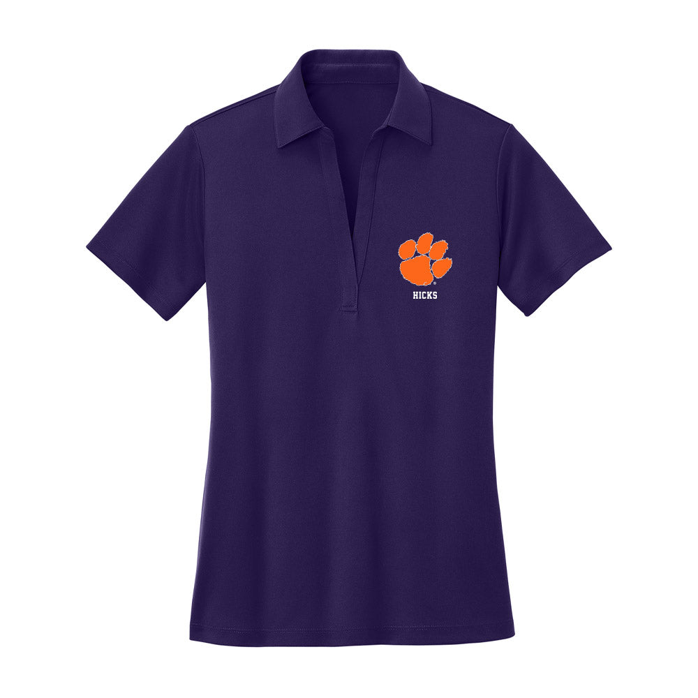 Clemson - NCAA Softball : Corri Hicks - Women's Activewear Polo Shirt-0