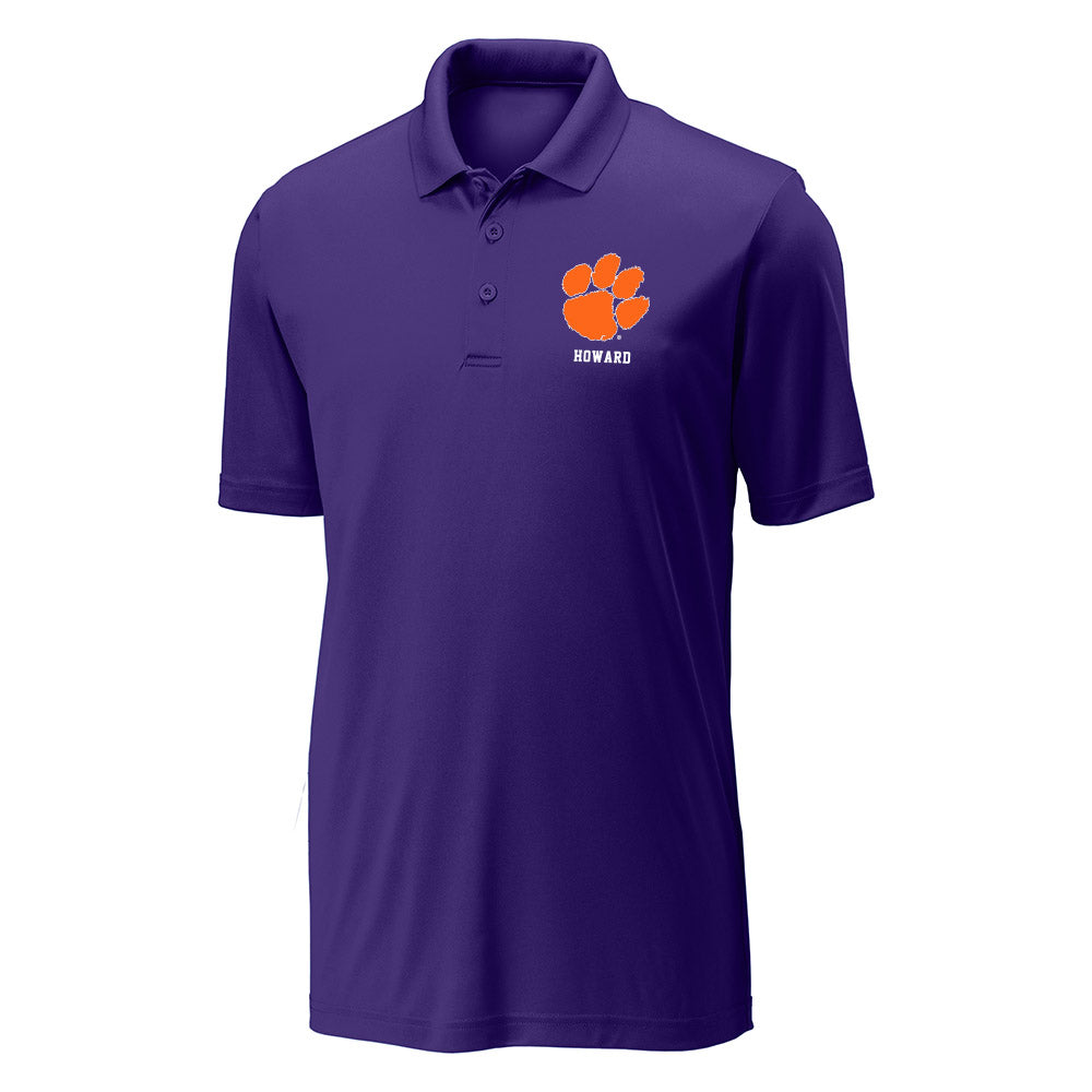 Clemson - NCAA Cheerleading : Teneia Howard - Activewear Polo Shirt-0