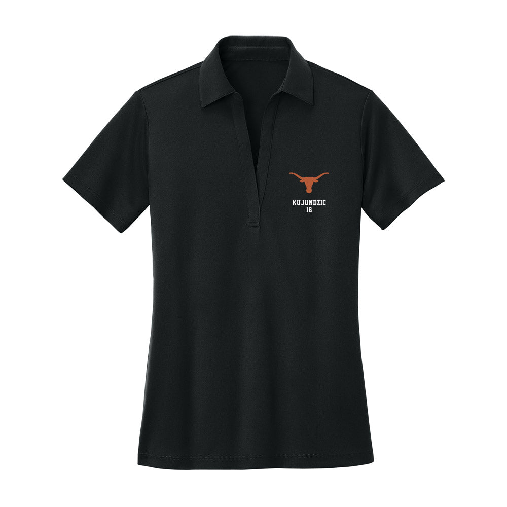 Texas - NCAA Women's Volleyball : Anja Kujundzic - Women's Activewear Polo Shirt-0