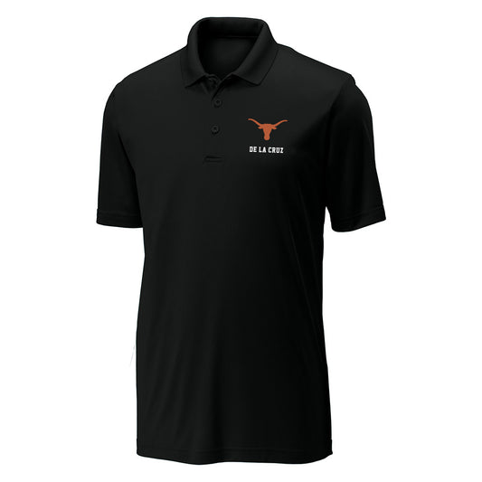 Texas - NCAA Men's Cross Country : Joaquin De La Cruz - Activewear Polo Shirt-0