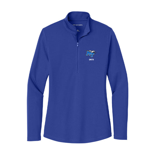 MTSU - NCAA Football : Korey Smith - Women's Lightweight Quarter Zip Jacket-0