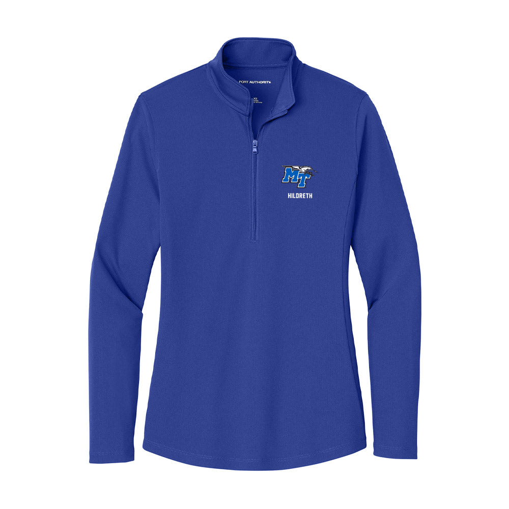 MTSU - NCAA Softball : Elle Hildreth - Women's Lightweight Quarter Zip Jacket-0