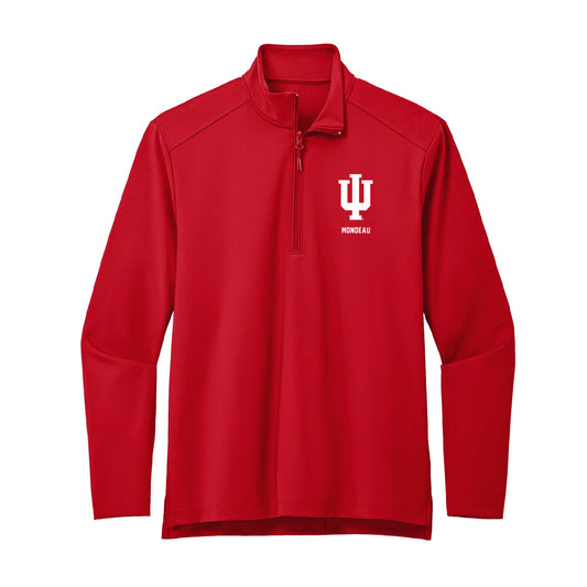 Indiana - NCAA Football : Kenton Mondeau - Premium Quarter Zip Jacket-0