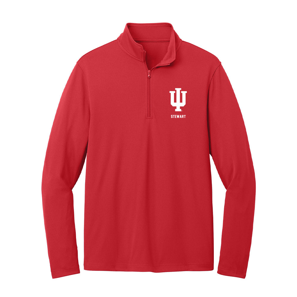 Indiana - NCAA Baseball : Aiden Stewart - Lightweight Quarter Zip Jacket-0