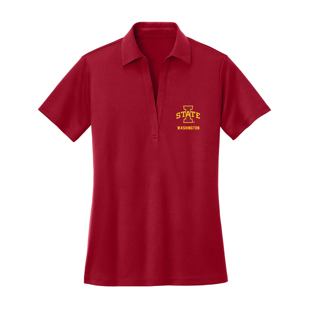 Iowa State - NCAA Football : Keyon Washington - Women's Activewear Polo Shirt-0