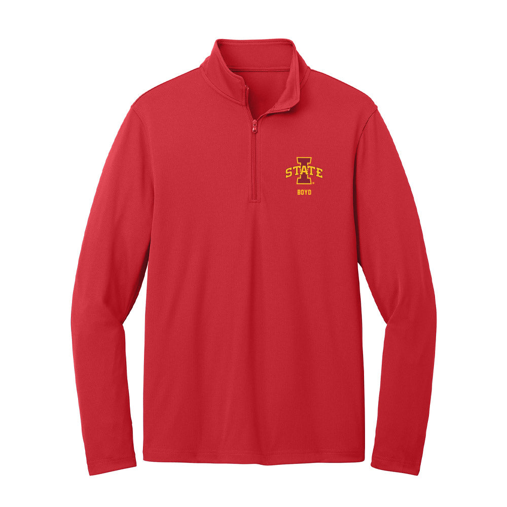 Iowa State - NCAA Football : Evan Boyd - Lightweight Quarter Zip Jacket-0