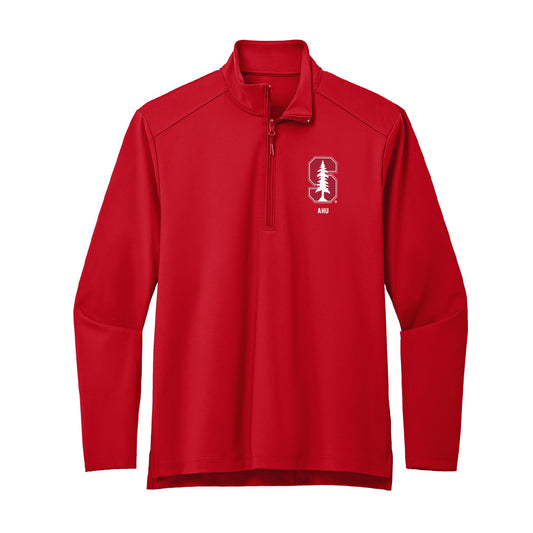 Stanford - NCAA Baseball : Alika Ahu - Premium Quarter Zip Jacket-0