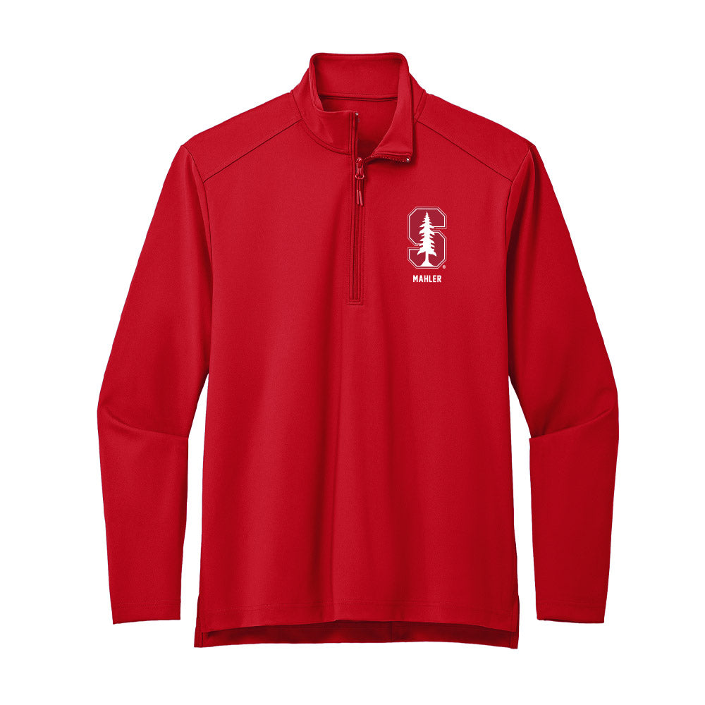 Stanford - NCAA Softball : River Mahler - Premium Quarter Zip Jacket-0