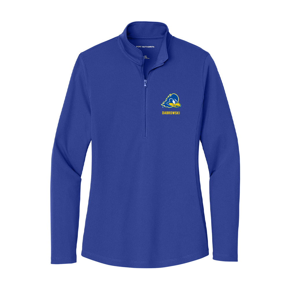 Delaware - NCAA Cheerleading : Sasha Dabrowski - Women's Lightweight Quarter Zip Jacket-0