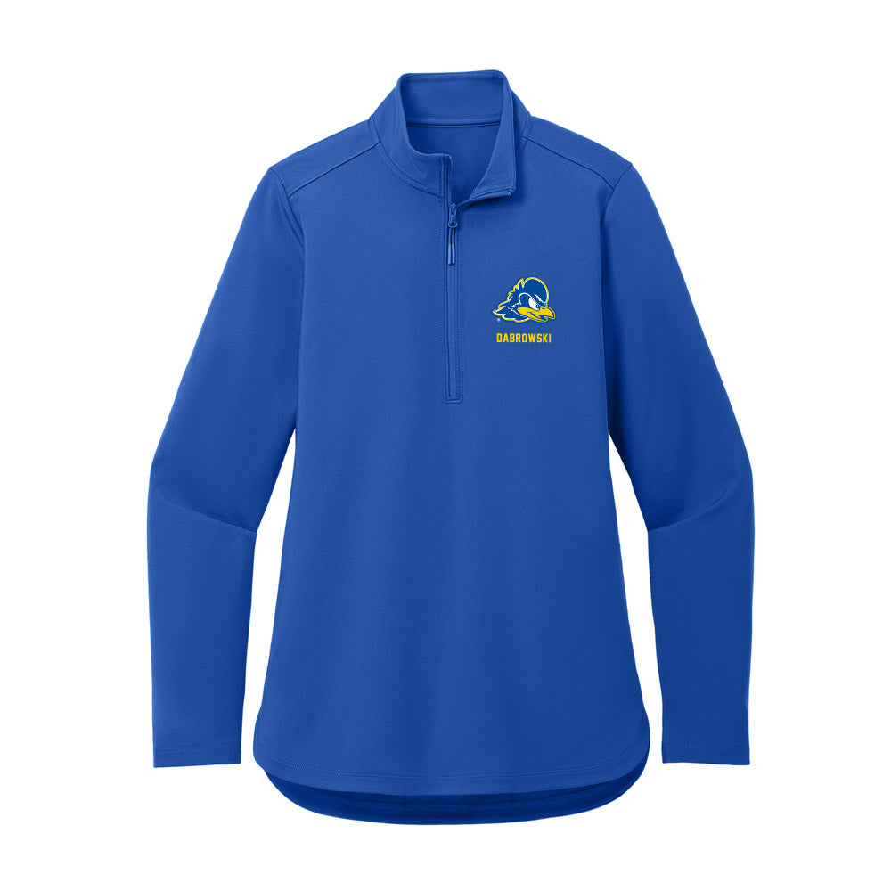 Delaware - NCAA Cheerleading : Sasha Dabrowski - Women's Premium Quarter Zip Jacket-0