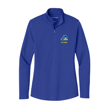 Delaware - NCAA Women's Soccer : Claire Ballinger - Women's Lightweight Quarter Zip Jacket-0