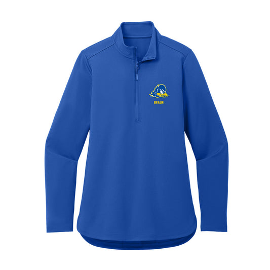 Delaware - NCAA Women's Lacrosse : Ashley Anne Braun - Women's Premium Quarter Zip Jacket-0