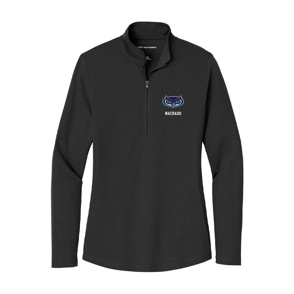 FAU - NCAA Baseball : Daniel Machado - Women's Lightweight Quarter Zip Jacket-0