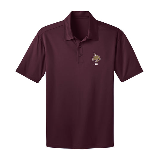 Texas State - NCAA Football : Jussiah Ali - Activewear Polo Shirt-0