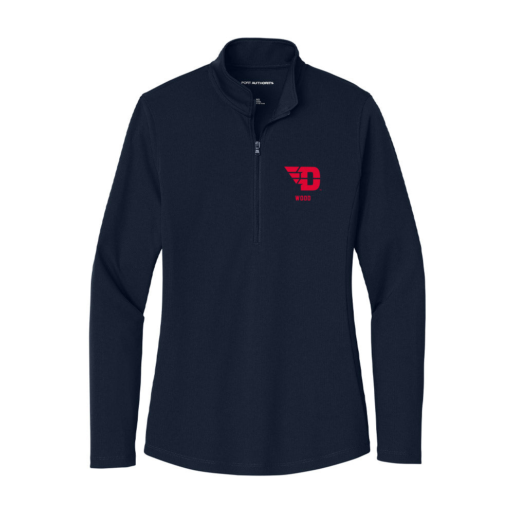 Dayton - NCAA Women's Soccer : Campbell Wood - Women's Lightweight Quarter Zip Jacket-0