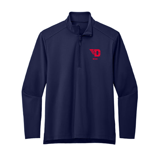 Dayton - NCAA Women's Soccer : Campbell Wood - Premium Quarter Zip Jacket-0
