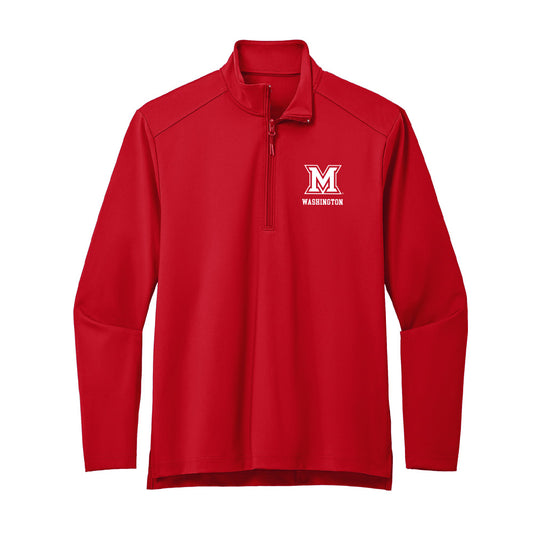 Miami of Ohio - Football Alumni : Nasir Washington - Premium Quarter Zip Jacket-0