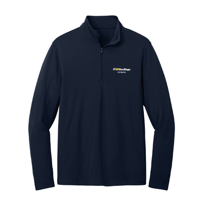 UCSD - NCAA Men's Swimming : William Seymour - Lightweight Quarter Zip Jacket-1