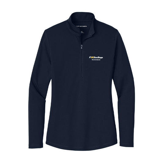UCSD - NCAA Softball : Zara Wasserman - Women's Lightweight Quarter Zip Jacket-0