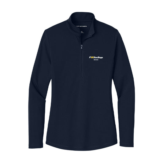 UCSD - NCAA Women's Track & Field : Keani Neuhs - Women's Lightweight Quarter Zip Jacket-0