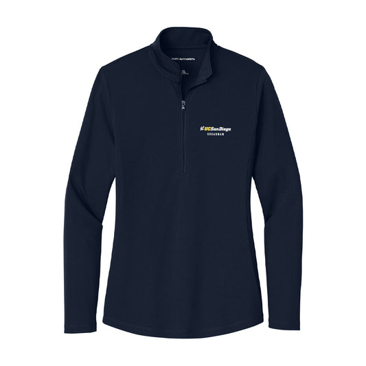 UCSD - NCAA Women's Rowing : Erin Sugarman - Women's Lightweight Quarter Zip Jacket-0