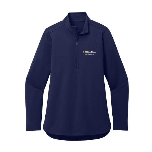 UCSD - NCAA Women's Rowing : Isabella Van Glabbeek - Women's Premium Quarter Zip Jacket-0