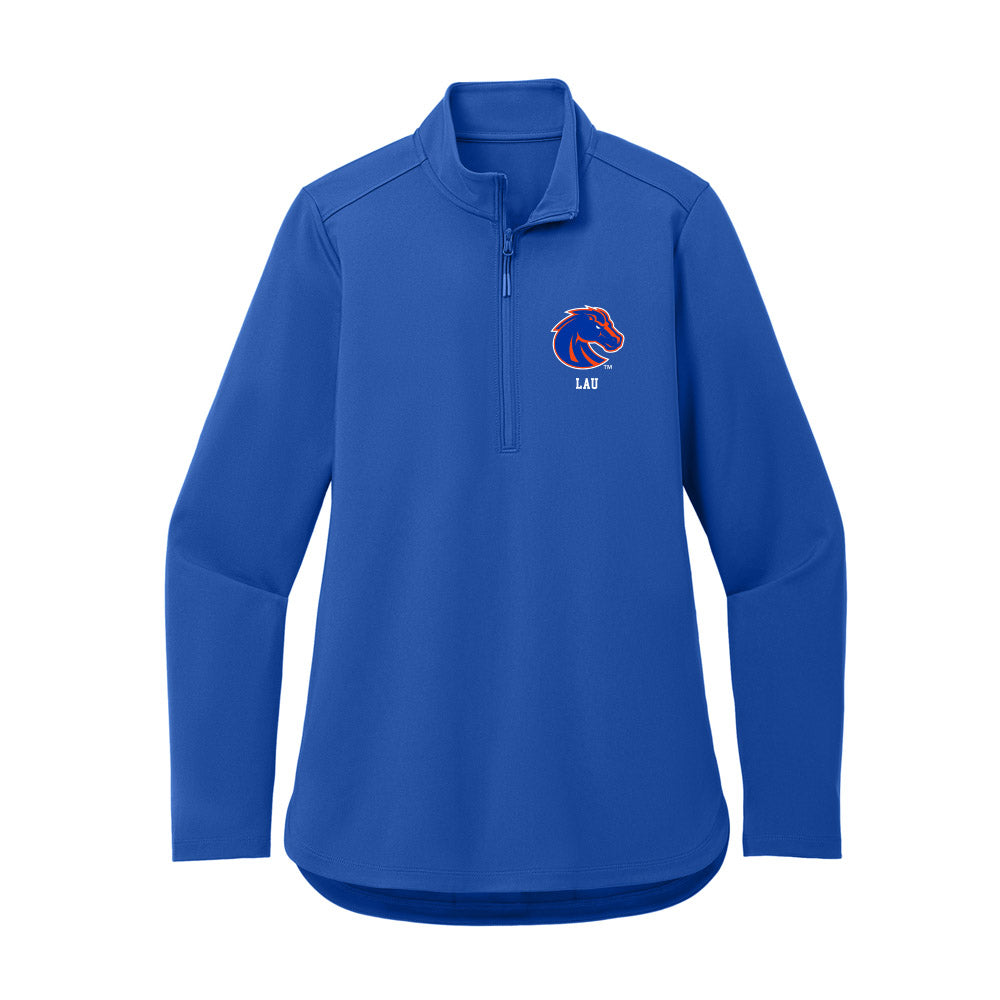 Boise State - NCAA Women's Soccer : Dalen Lau - Women's Premium Quarter Zip Jacket-0