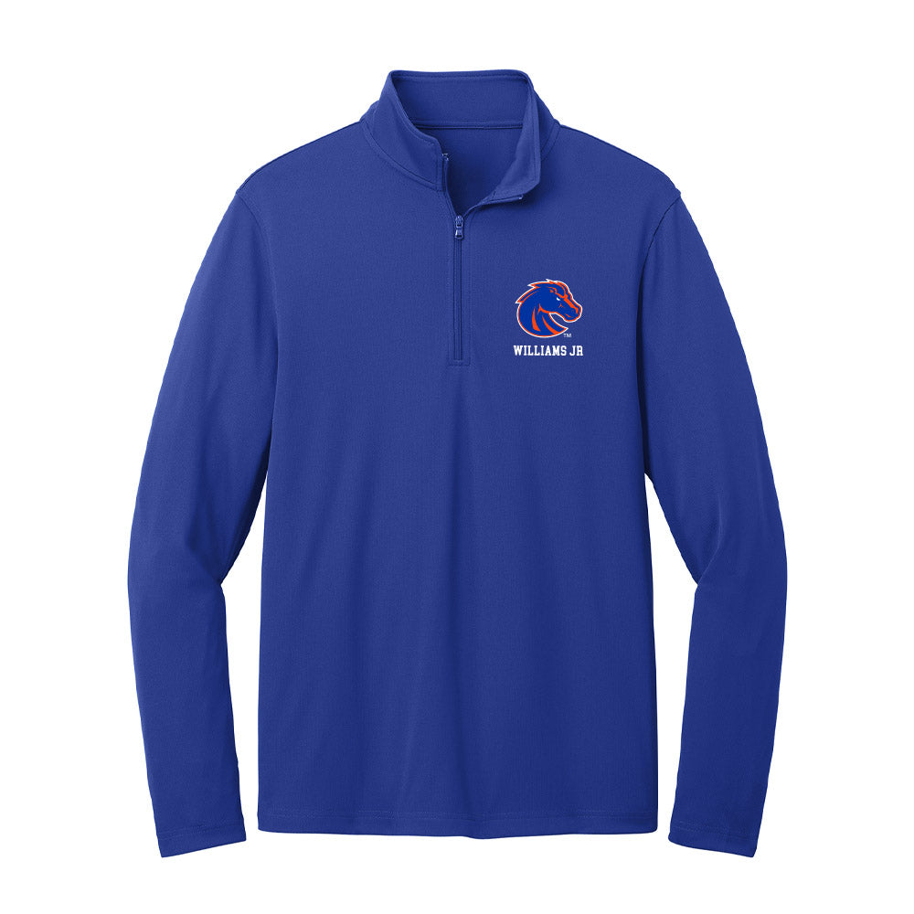 Boise State - NCAA Football : Qumonte Williams Jr - Lightweight Quarter Zip Jacket-0