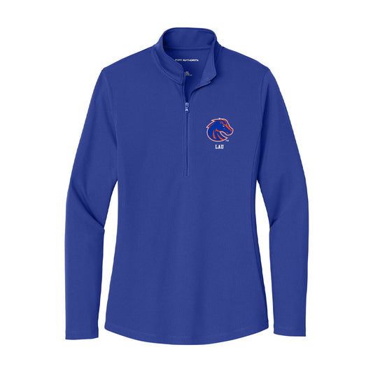 Boise State - NCAA Women's Soccer : Dalen Lau - Women's Lightweight Quarter Zip Jacket-0