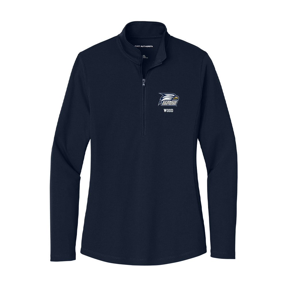 Georgia Southern - NCAA Football : Gaines Wood - Women's Lightweight Quarter Zip Jacket-0