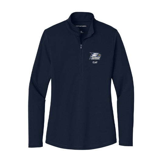 Georgia Southern - NCAA Men's Basketball : Hayden Clay - Women's Lightweight Quarter Zip Jacket-0