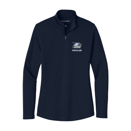 Georgia Southern - NCAA Baseball : Daegan Strickland - Women's Lightweight Quarter Zip Jacket-0