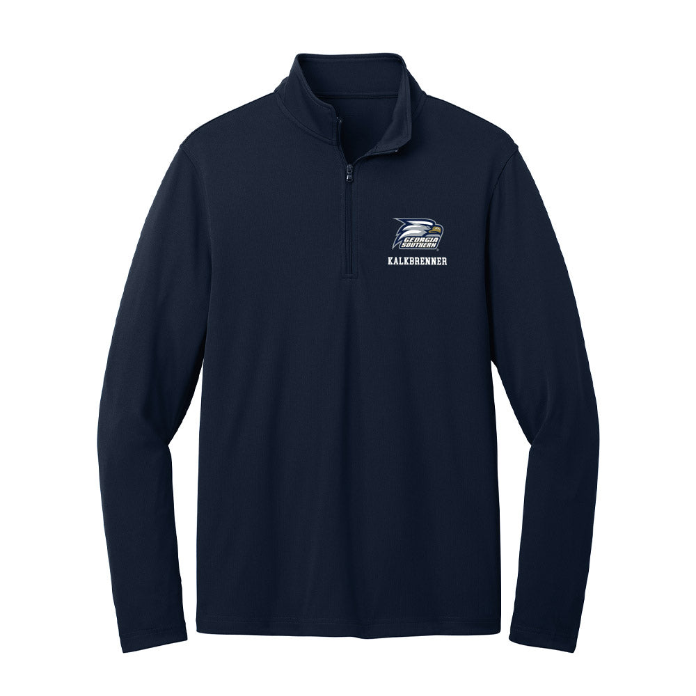 Georgia Southern - NCAA Baseball : Craig Kalkbrenner - Lightweight Quarter Zip Jacket-0