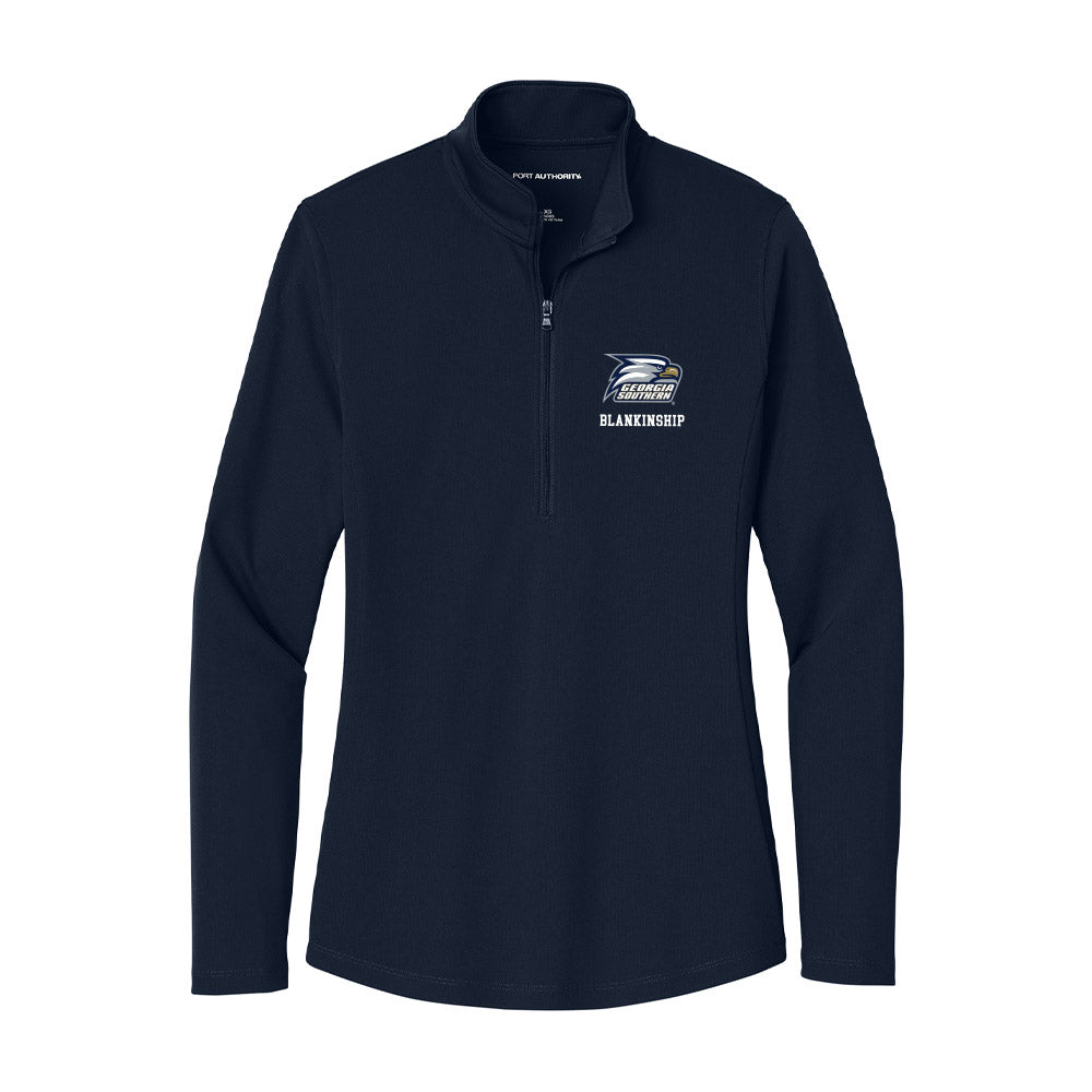 Georgia Southern - NCAA Baseball : Carter Blankinship - Women's Lightweight Quarter Zip Jacket-0
