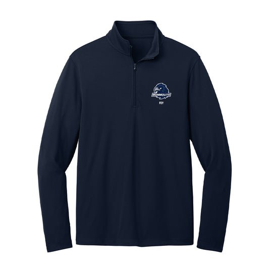 Monmouth - NCAA Football : Donovan Fey - Lightweight Quarter Zip Jacket-0