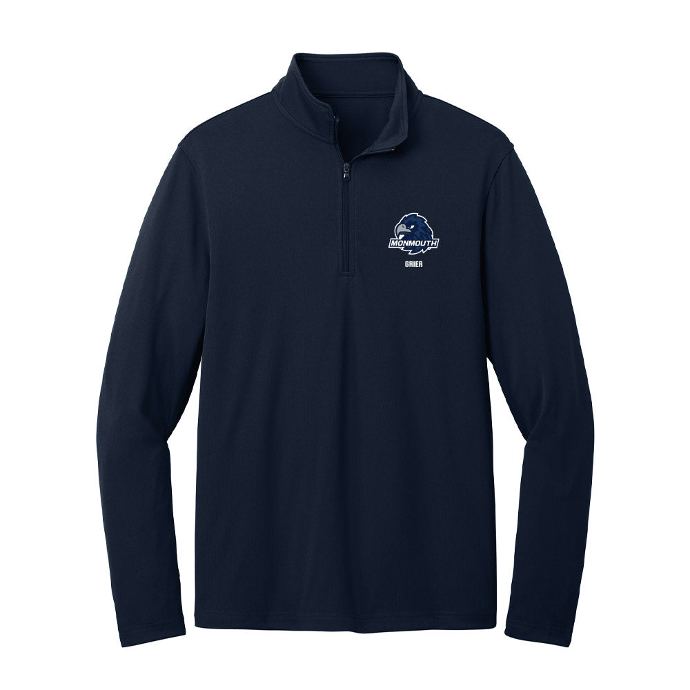 Monmouth - NCAA Football : Isaiah Grier - Lightweight Quarter Zip Jacket-0