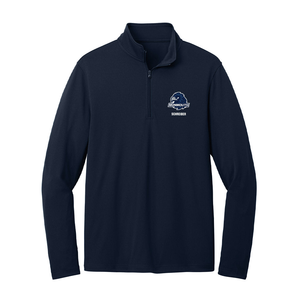 Monmouth - NCAA Women's Rowing : Lorelei Schreiber - Lightweight Quarter Zip Jacket-0
