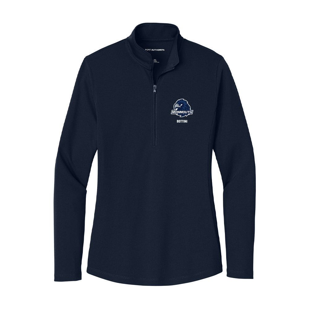 Monmouth - NCAA Men's Soccer : Jasen Bottini - Women's Lightweight Quarter Zip Jacket-0