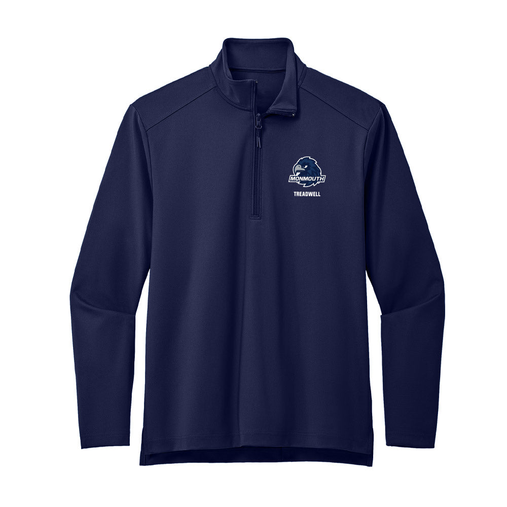 Monmouth - NCAA Football : Nazir Treadwell - Premium Quarter Zip Jacket-0
