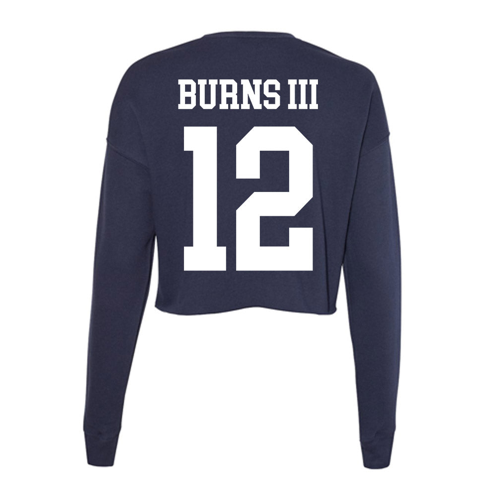 Kent State - NCAA Football : Lionel Burns III - Women's Cropped Crew Fleece-1
