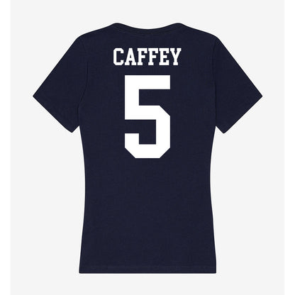 Kent State - NCAA Football : Jakorion Caffey - Women's V-Neck T-Shirt-1