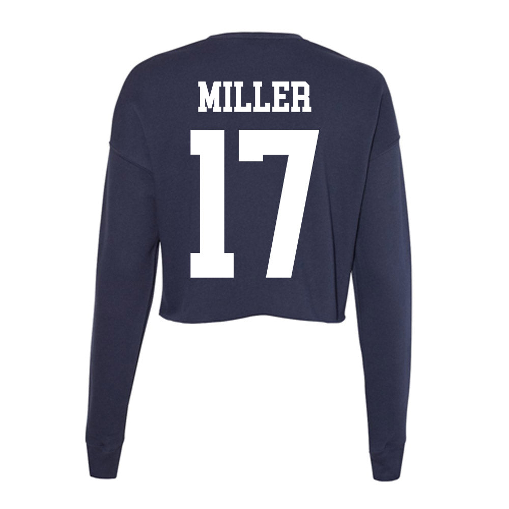 Kent State - NCAA Football : Cole Miller - Women's Cropped Crew Fleece-1