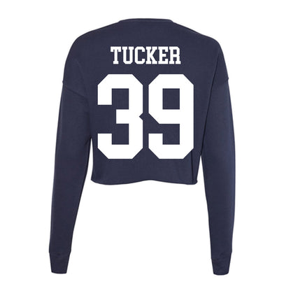 Kent State - NCAA Football : Eli Tucker - Women's Cropped Crew Fleece-1